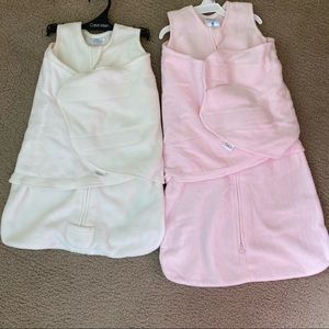 Two Halo Micro-Fleece Swaddle 3.0 TOG newborn and 3-6M